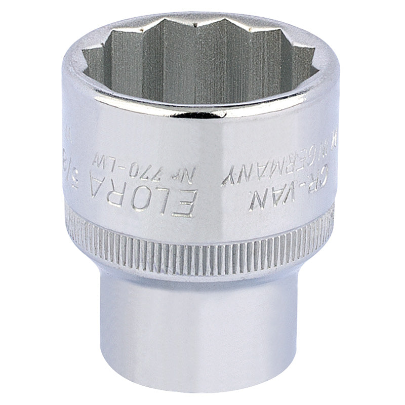 Elora Whitworth Bi-Hexagon Socket, 1/2" Sq. Dr., 5/8" DRA-24872