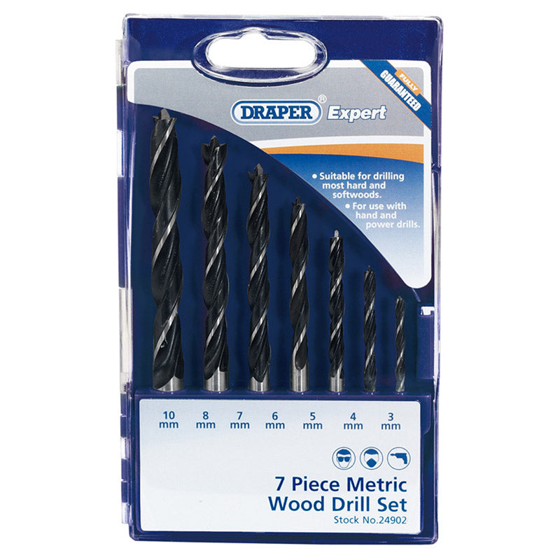 Draper Metric Wood Drill Set (7 Piece) DRA-24902