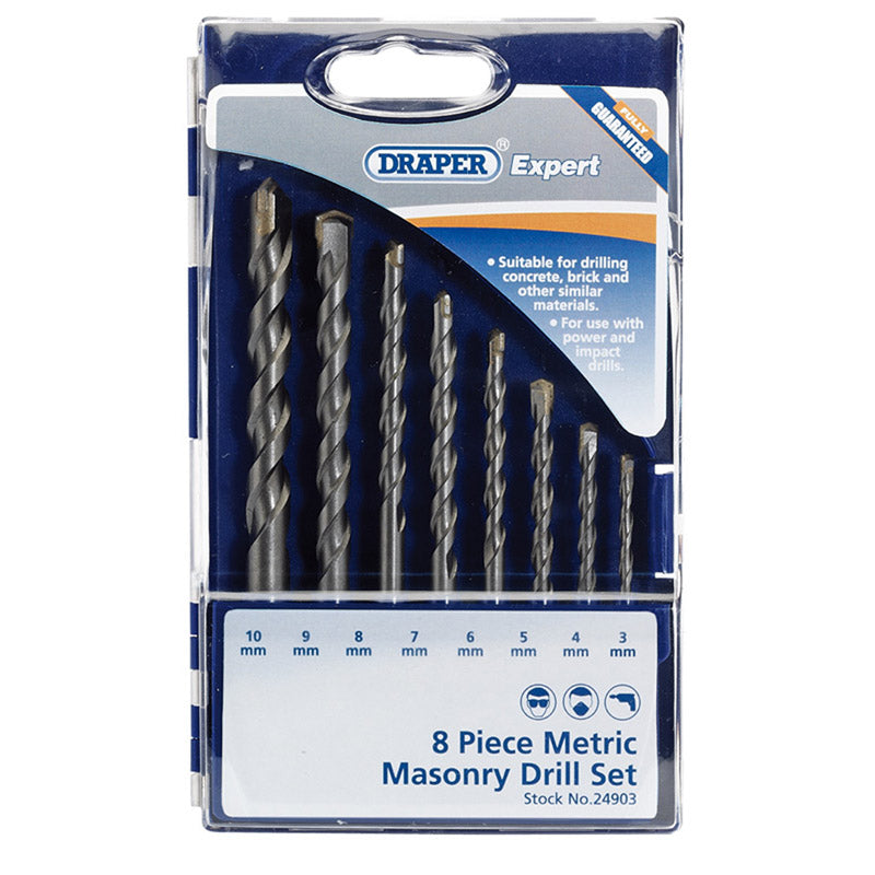 Draper Metric Masonry Drill Set (8 Piece) DRA-24903
