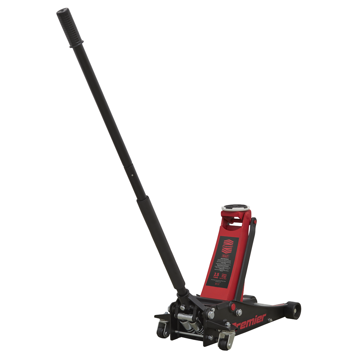 Sealey 2.5tonne Low Entry Trolley Jack with Rocket Lift 2500LE