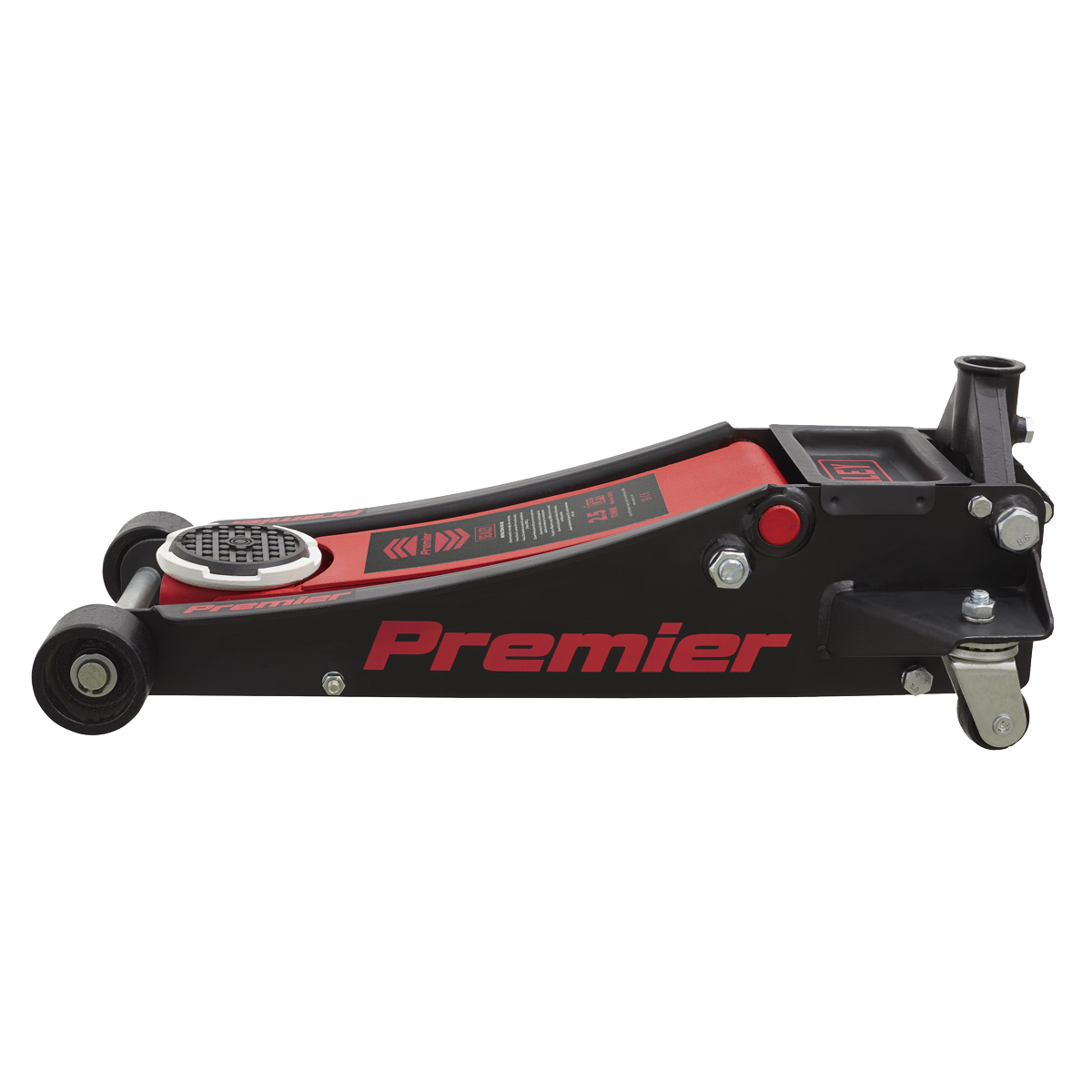 Sealey 2.5tonne Low Entry Trolley Jack with Rocket Lift 2500LE
