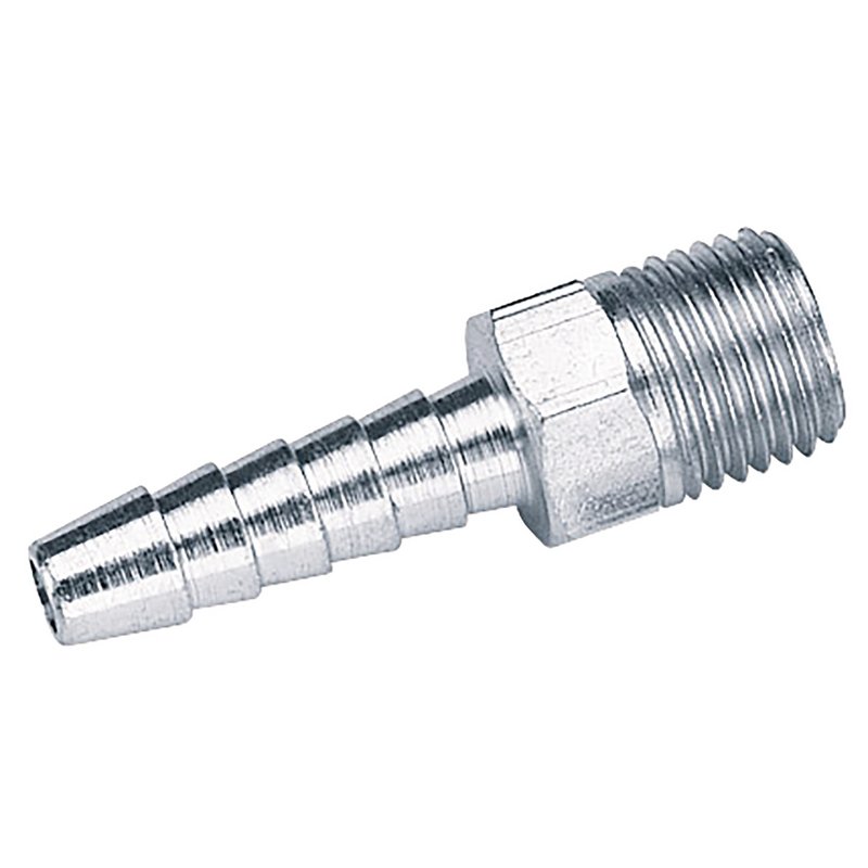 Draper 1/4" BSP Taper 1/4" Bore PCL Male Screw Tailpiece (5 Piece) DRA-25840