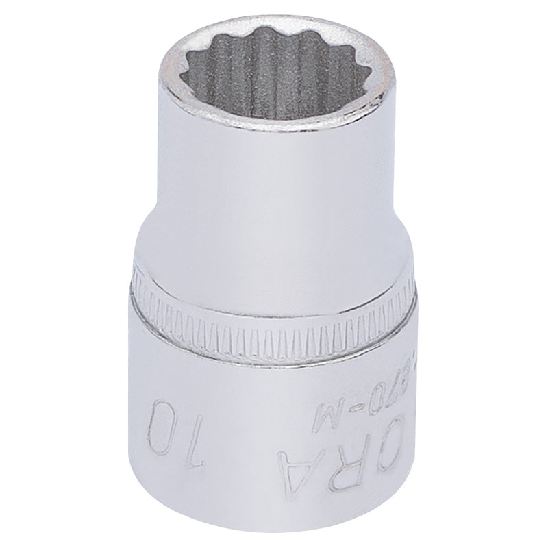 Elora Bi-Hexagon Socket, 3/8" Sq. Dr., 10mm DRA-25862