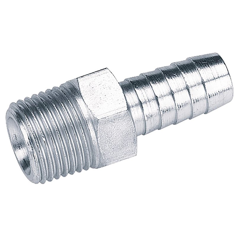 Draper 1/2" Taper x 1/2" Hose Connector (Pack of 3) DRA-25864