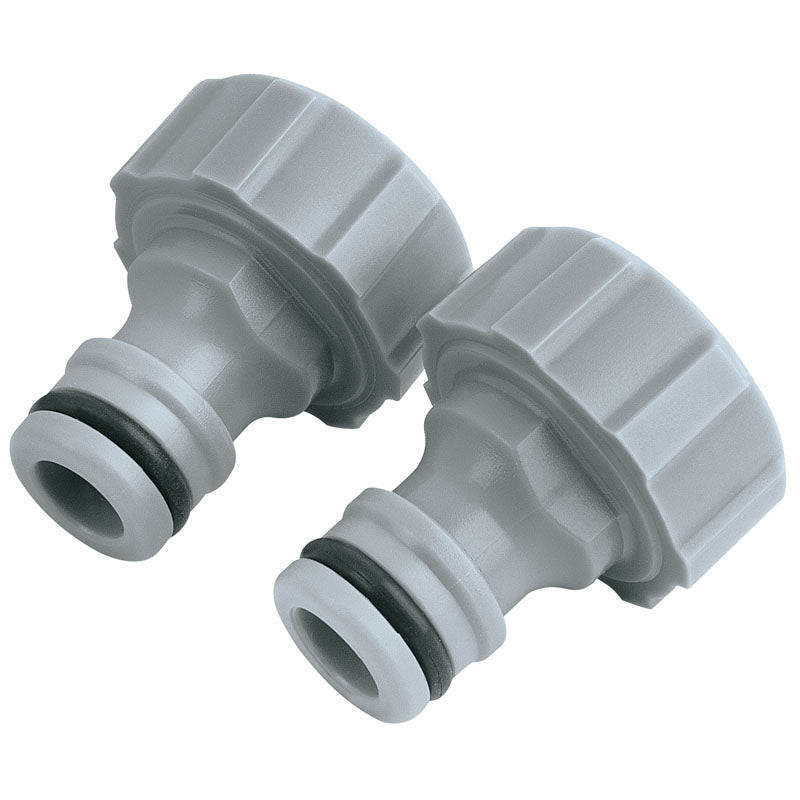 Draper Outdoor Tap Connectors, 3/4" (Pack of 2) DRA-25906
