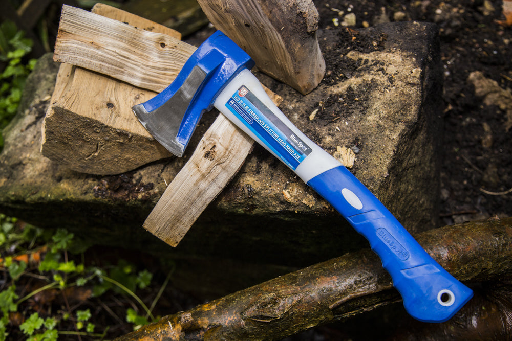 BlueSpot 1kg (2.2lb) Fibreglass Splitting Head Hand Axe 26602