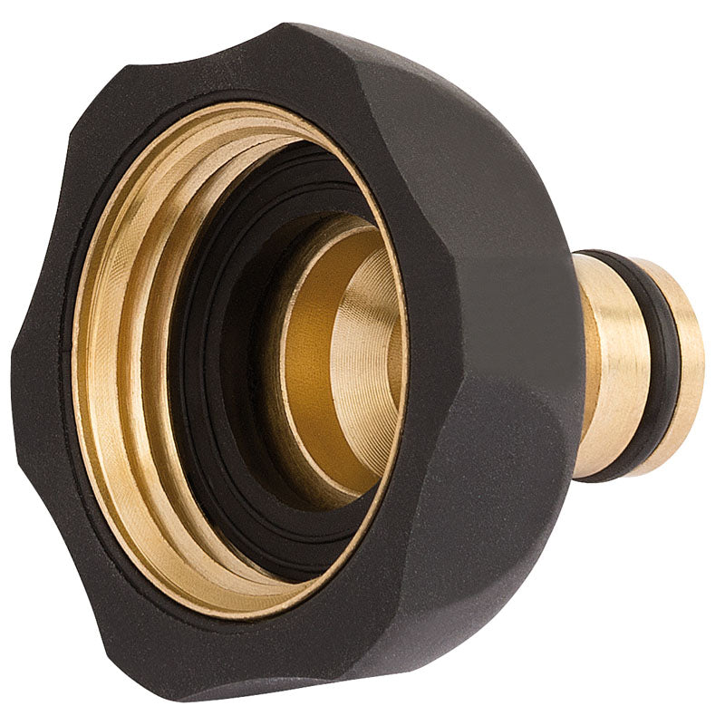Draper Brass and Rubber Tap Connector, 1" DRA-27697