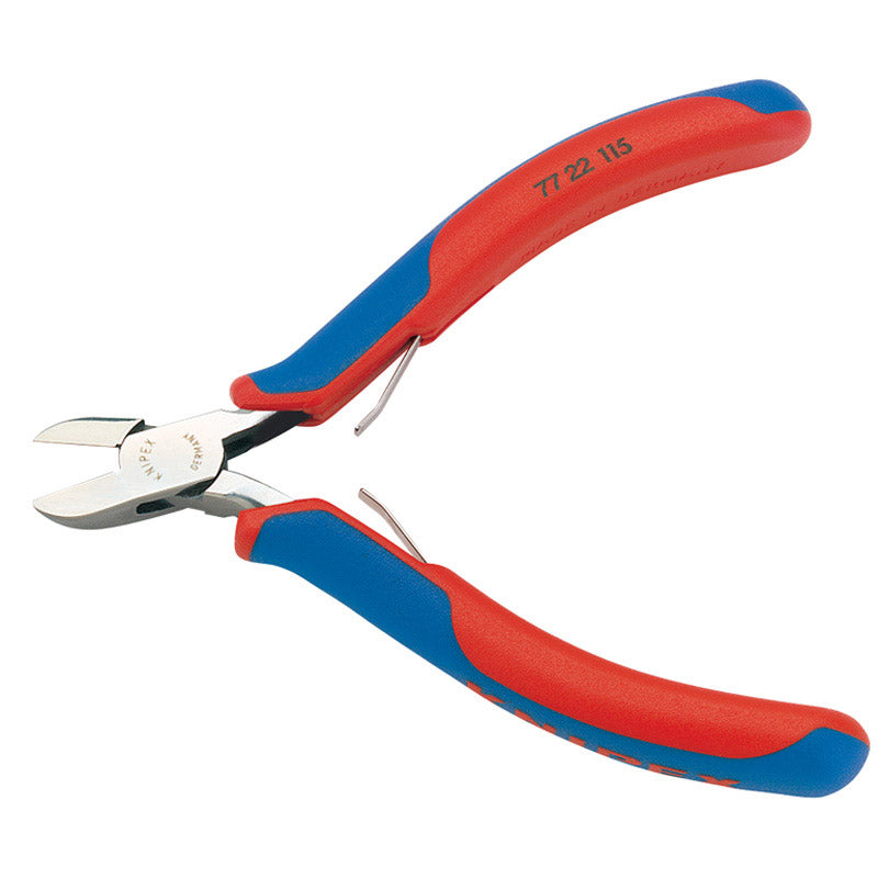 Knipex 77 22 115 Full Flush Electronics Diagonal Cutters, 115mm DRA-27723