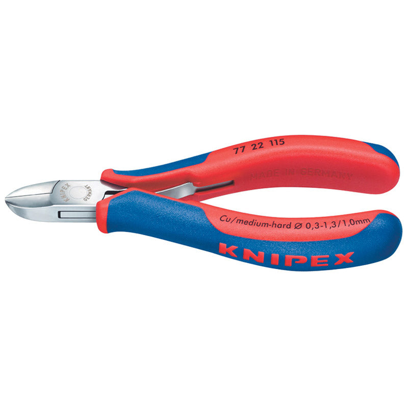 Knipex 77 22 130 Flush Electronics Diagonal Cutters, 130mm DRA-27725