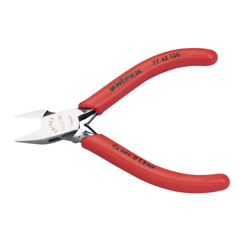 Knipex 77 42 130 Full Flush Electronics Diagonal Cutting Nipper, 130mm DRA-27729