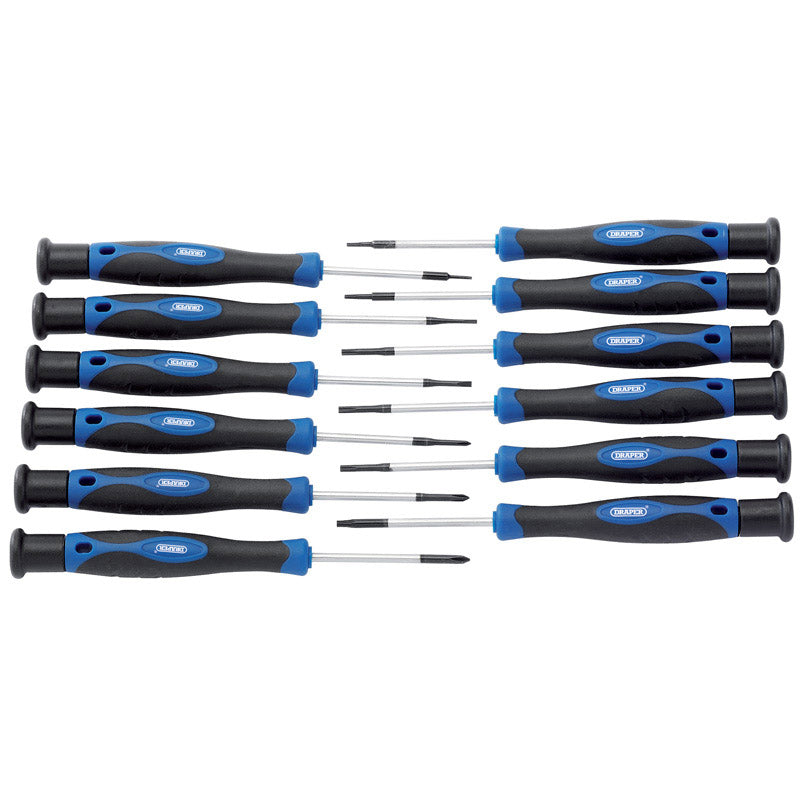 Draper Precision Screwdriver Set (12 Piece) DRA-28118