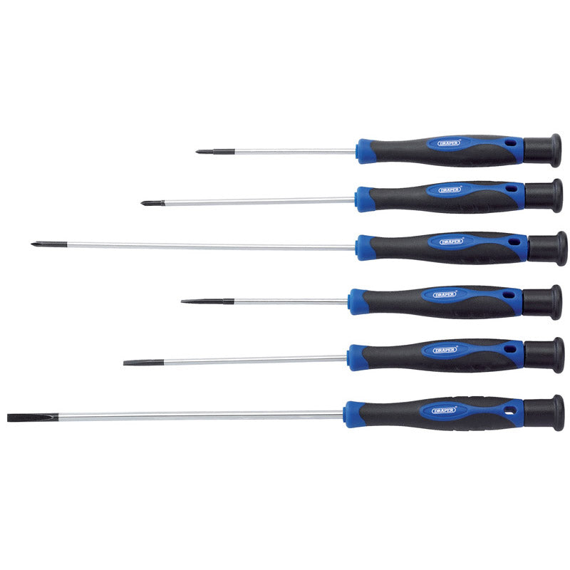 Draper Extra Long Precision Screwdriver Set (6 Piece) DRA-28119