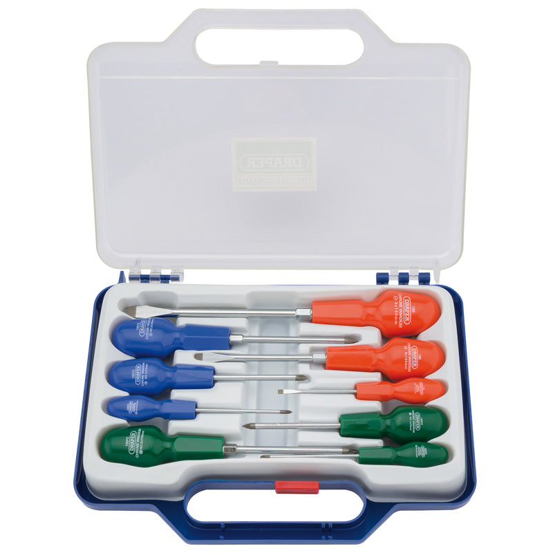 Draper Cabinet Pattern Screwdriver Set (9 Piece) DRA-29613