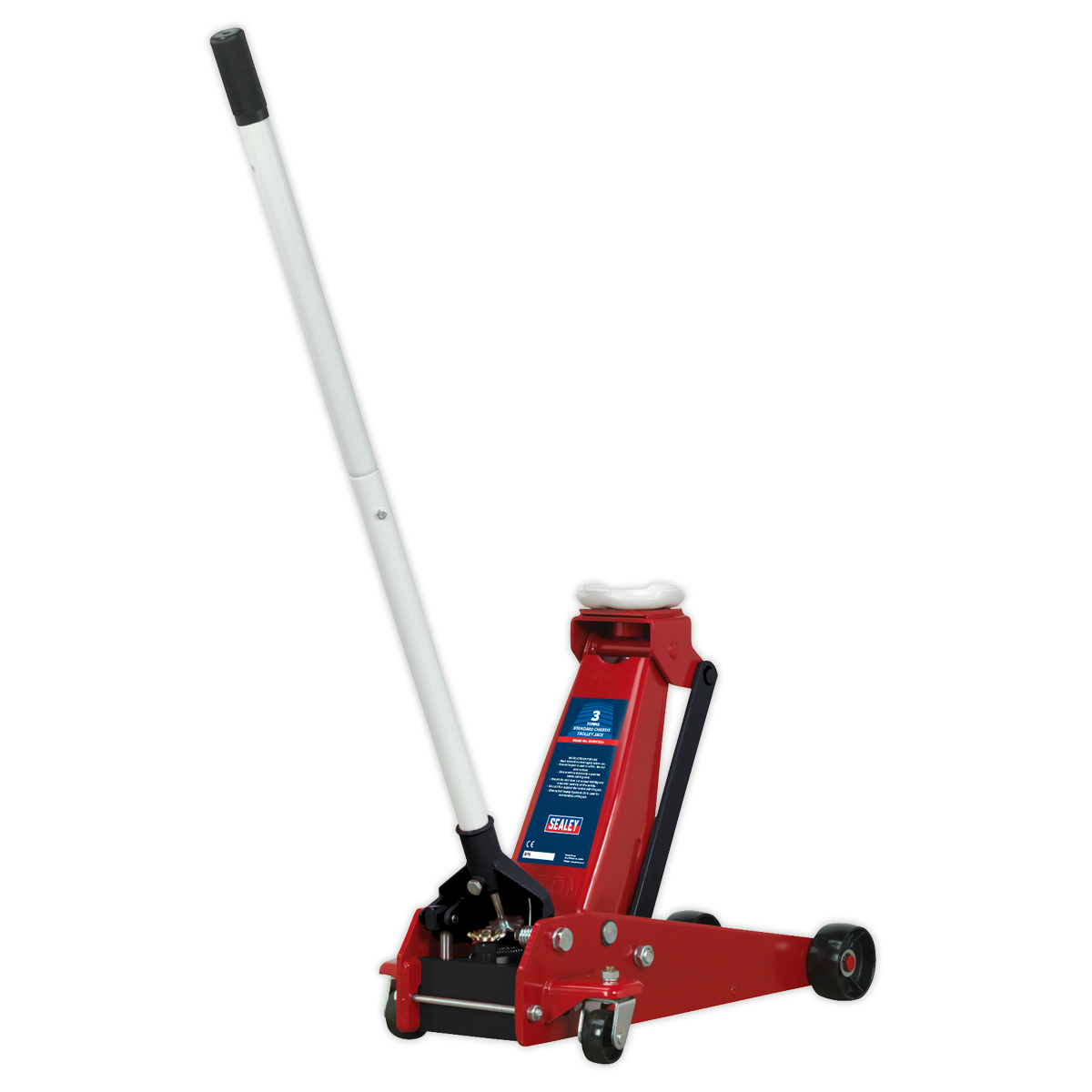 Sealey 3tonne Standard Chassis Trolley Jack with Axle Stands (Pair) 3010CX