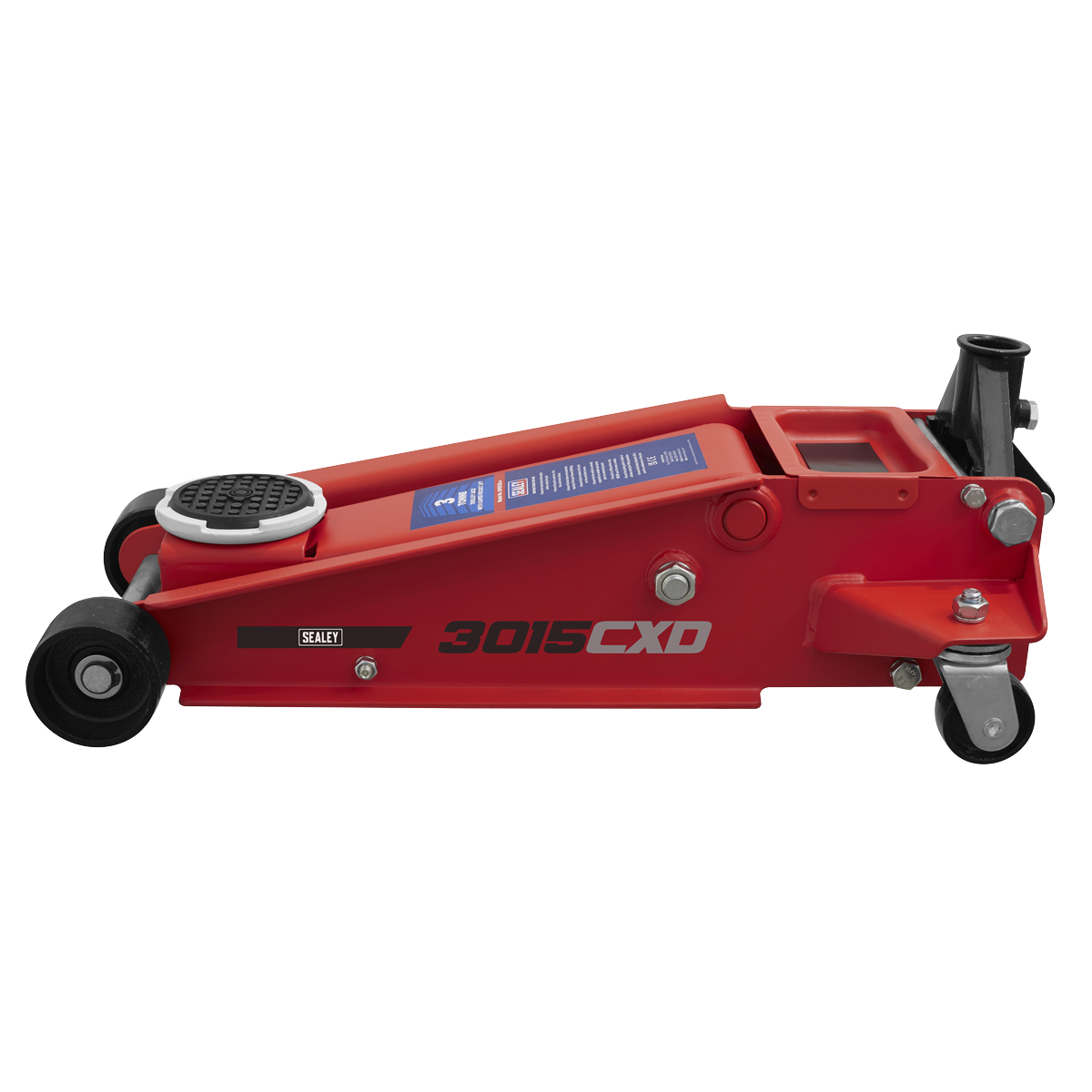Sealey 3tonne Trolley Jack with Super Rocket Lift 3015CXD