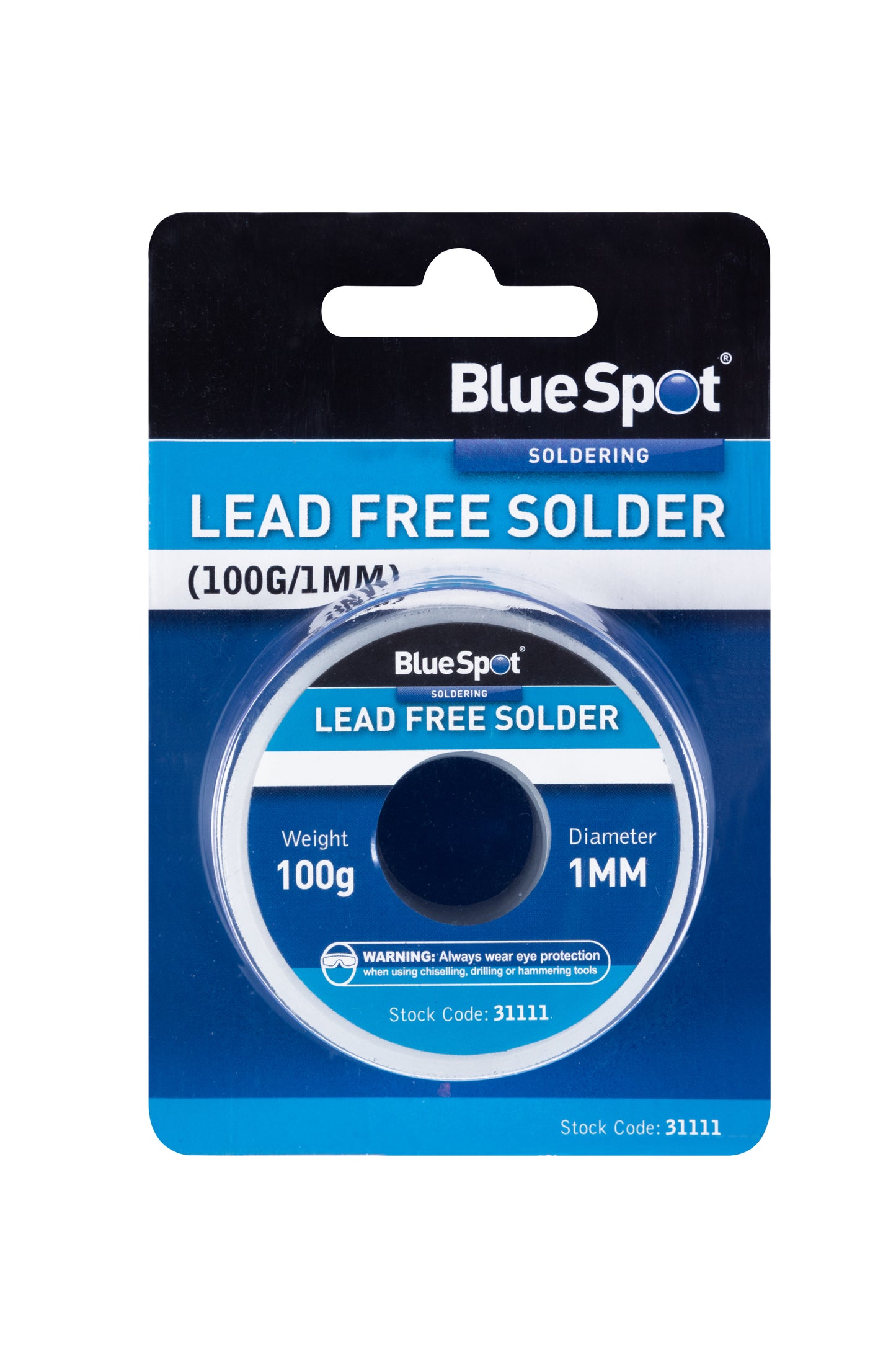 BlueSpot Lead Free Solder (100g/1mm) 31111