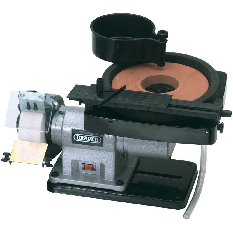 Draper Wet and Dry Bench Grinder, 350W DRA-31235