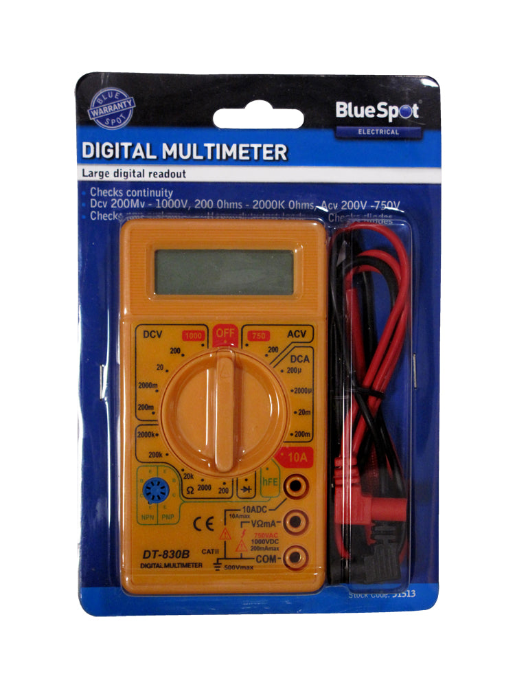 BlueSpot Digital Multi-Meter 31513