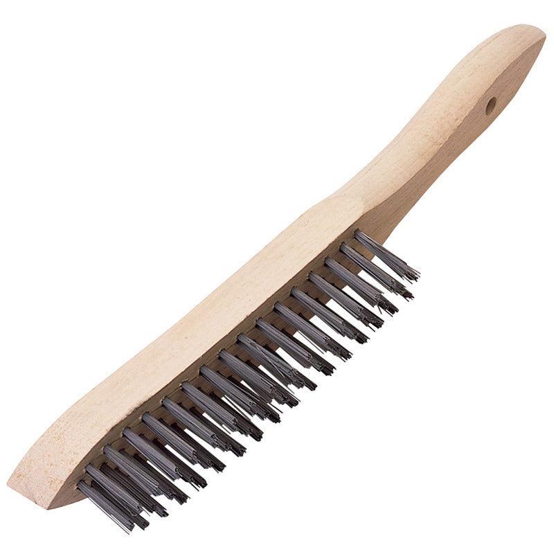 Draper Heavy Duty 3 Row Wire Scratch Brush, 310mm DRA-31548