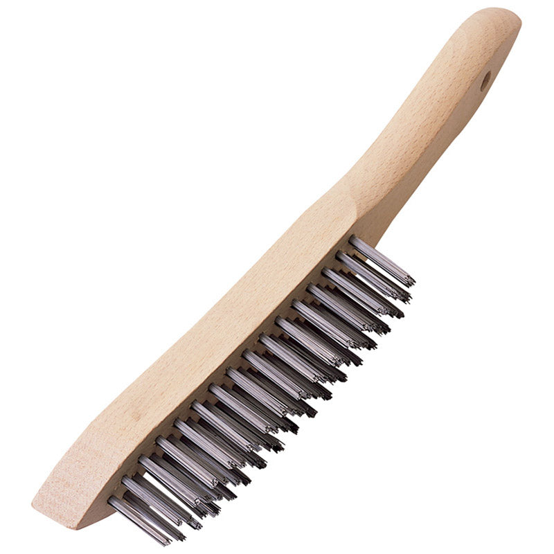 Draper Heavy Duty 4 Row Wire Scratch Brush, 310mm DRA-31563