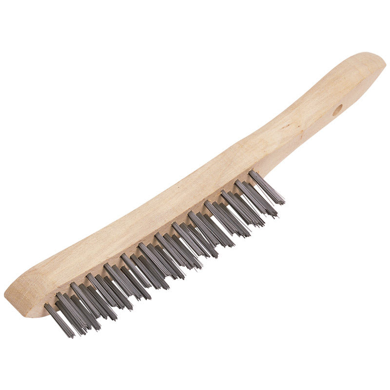 Draper Wire Scratch Brush, 3 Row, 290mm DRA-31569
