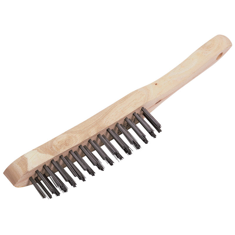 Draper Wire Scratch Brush, 4 Row, 290mm DRA-31570