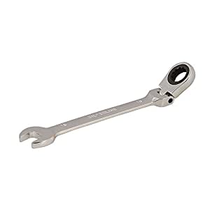 Silverline Metric REVERSIBLE RATCHET SPANNER 15 Offset Head 72 Teeth 16mm
