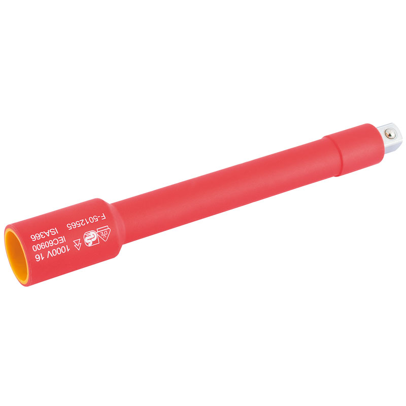 Draper VDE Approved Fully Insulated Extension Bar, 3/8" Sq. Dr., 150mm DRA-32102