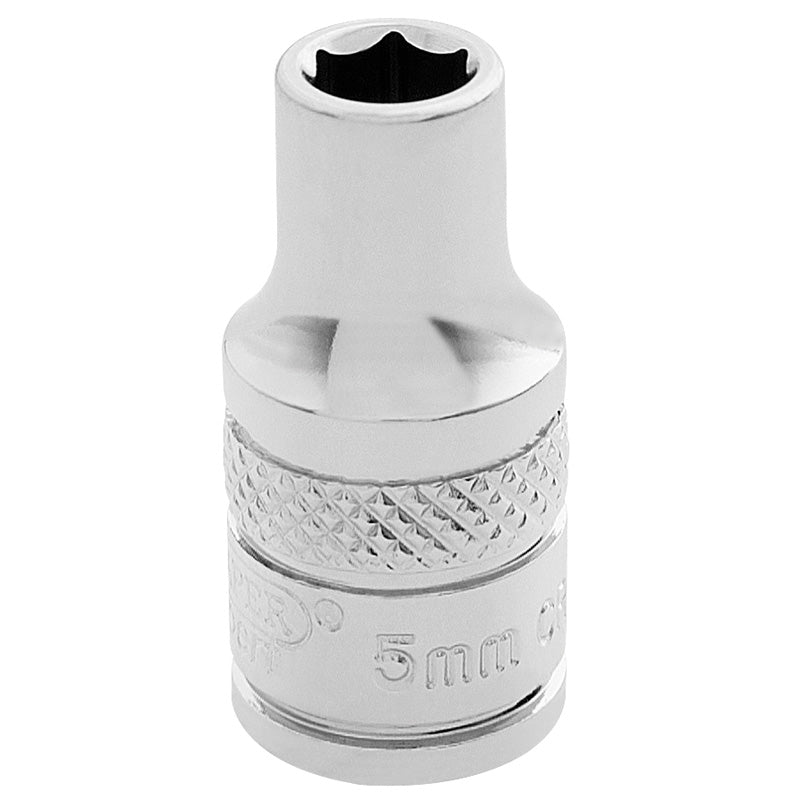 Draper HI-TORQ® ; 6 Point Socket, 1/4" Sq. Dr., 5.0mm DRA-32427