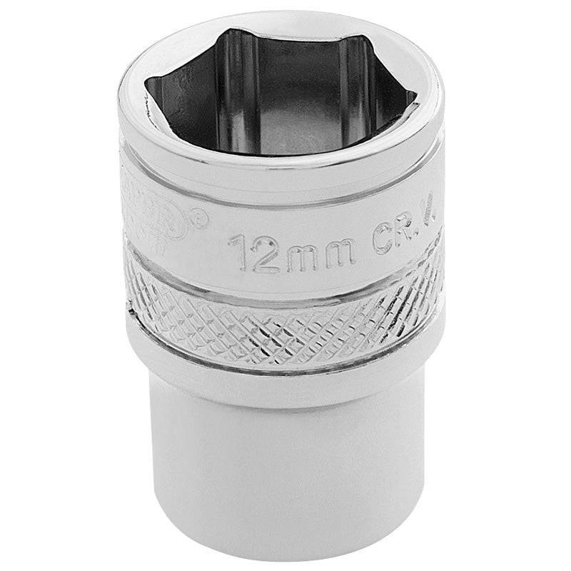 Draper HI-TORQ® ; 6 Point Socket, 1/4" Sq. Dr., 12mm DRA-32569