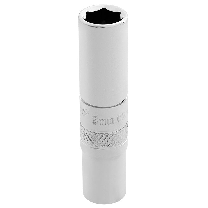 Draper HI-TORQ® ; 6 Point Deep Socket, 1/4" Sq. Dr., 8mm DRA-32675
