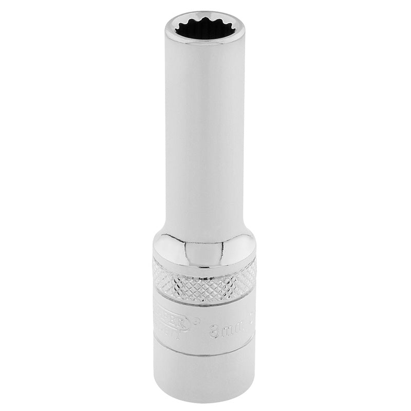 Draper HI-TORQ® ; 12 Point Deep Socket, 3/8" Sq. Dr., 8mm DRA-32818