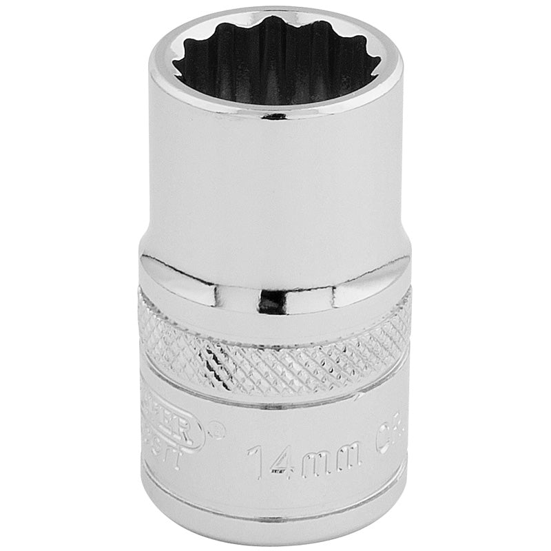 Draper HI-TORQ® ; 12 Point Socket, 1/2" Sq. Dr., 14mm DRA-33125