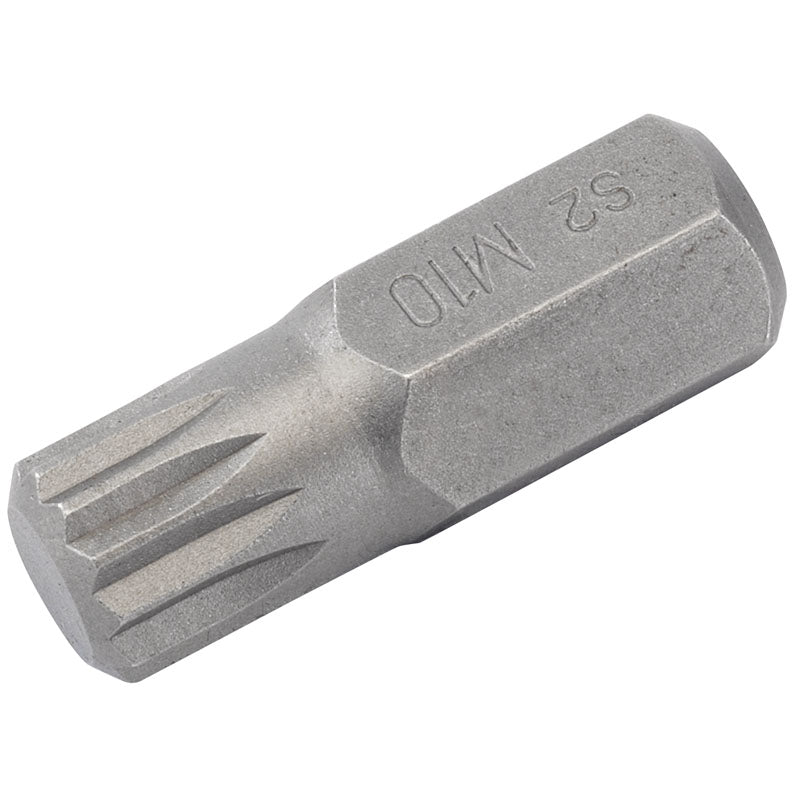 Draper M10 x 30mm Spline 10mm Insert Bit for Mechanic's Bit Sets DRA-33342