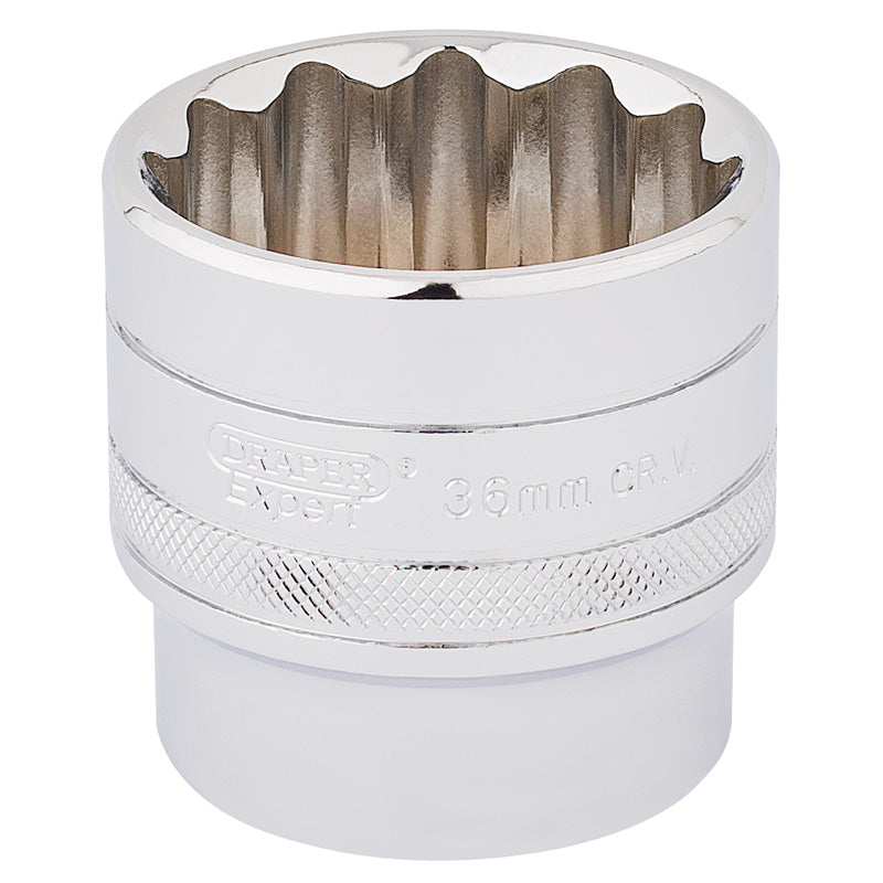Draper HI-TORQ® ; 12 Point Socket, 1/2" Sq. Dr., 36mm DRA-33594