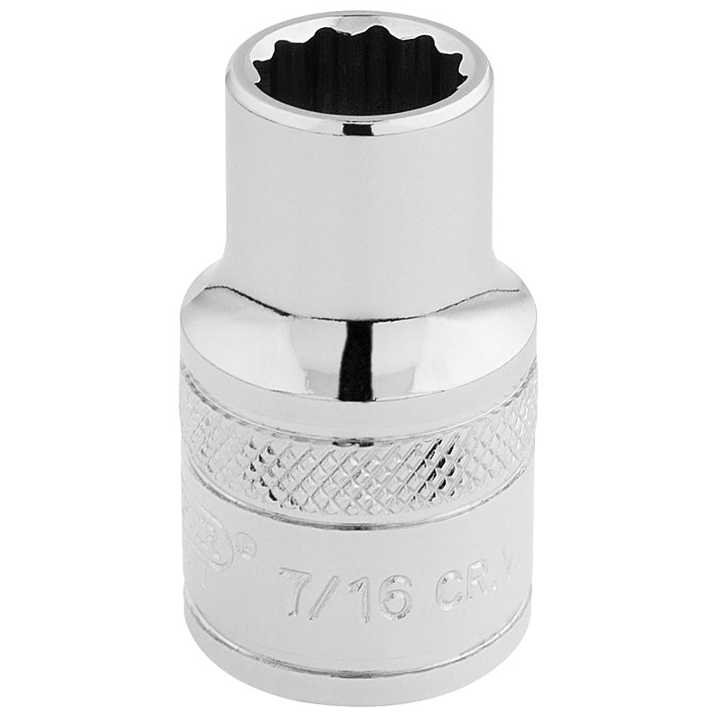 Draper HI-TORQ® ; 12 Point Socket, 1/2" Sq. Dr., 7/16" DRA-33600