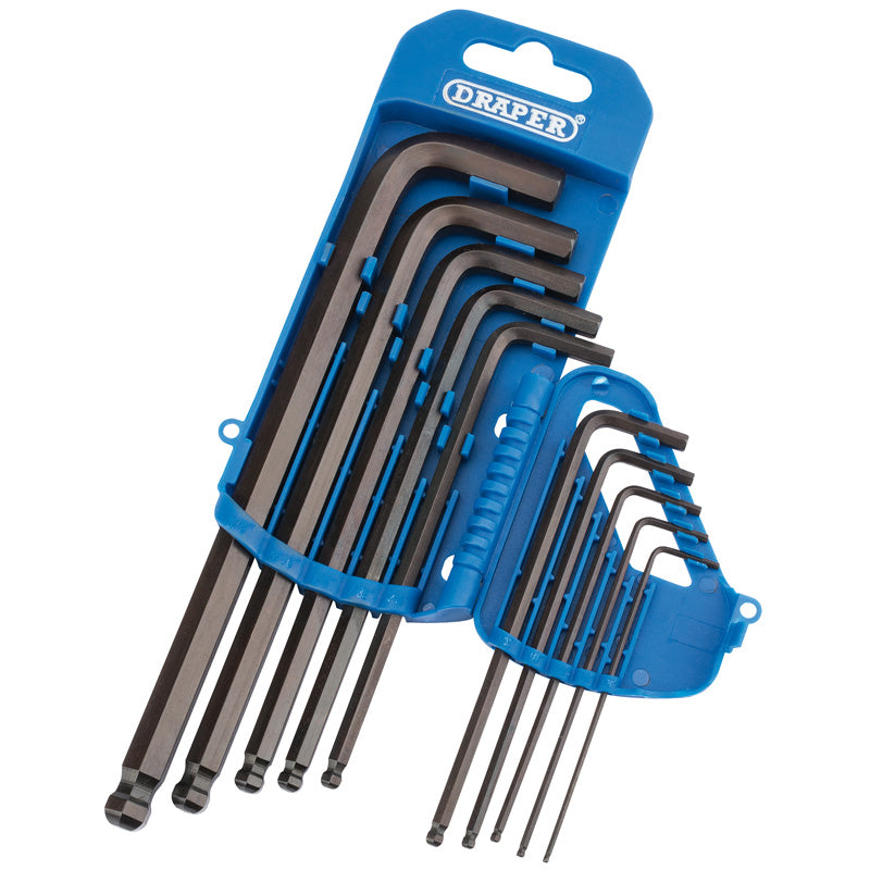 Draper Imperial Hex. and Ball End Hex. Key Set (10 Piece) DRA-33716
