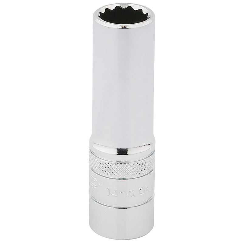 Draper HI-TORQ® ; 12 Point Deep Socket, 1/2" Sq. Dr., 14mm DRA-33733