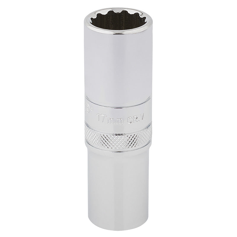 Draper HI-TORQ® ; 12 Point Deep Socket, 1/2" Sq. Dr., 17mm DRA-33735