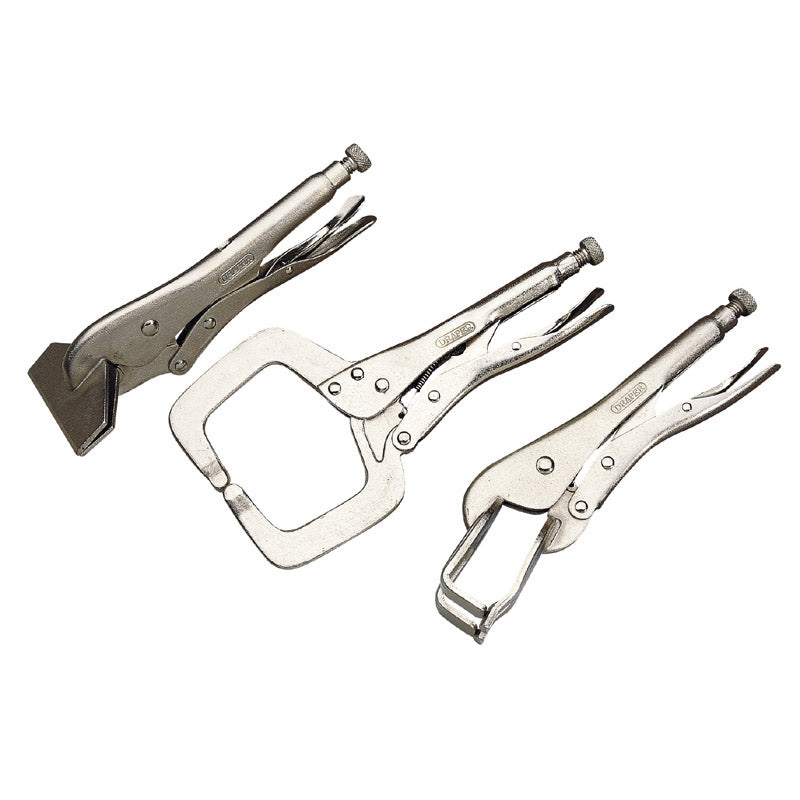 Draper Self Grip Clamp Kit (3 Piece) DRA-33836