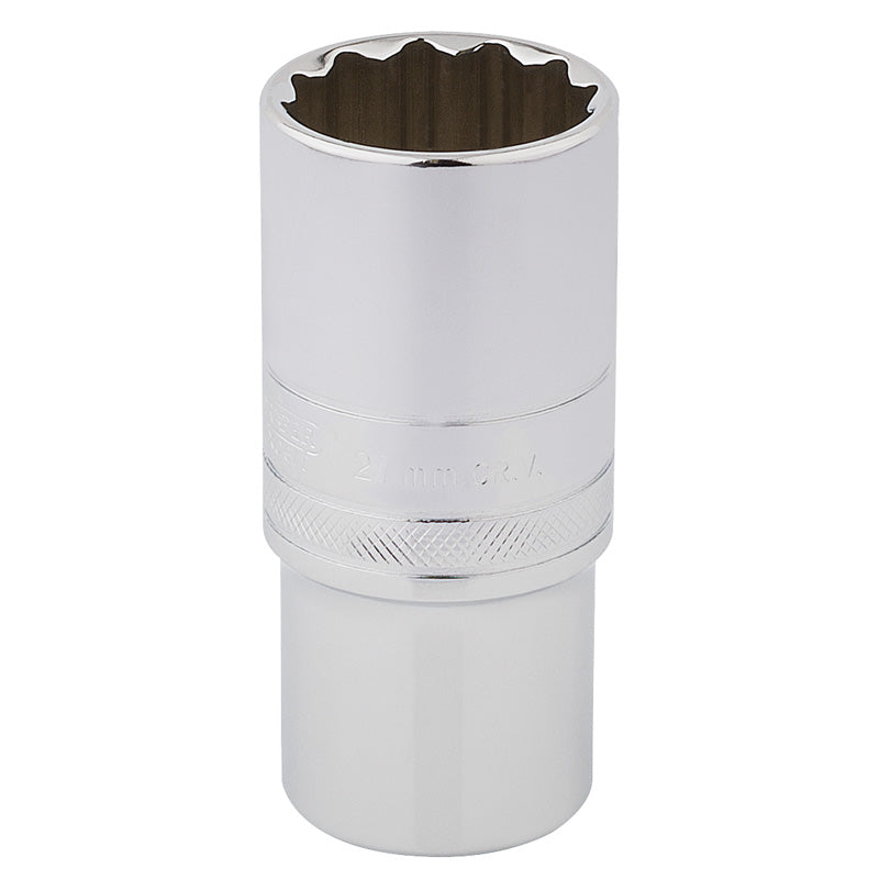 Draper HI-TORQ® ; 12 Point Deep Socket, 1/2" Sq. Dr., 27mm DRA-33841