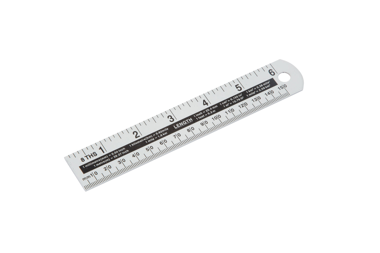 BlueSpot 150mm (6") Aluminium Ruler 33930