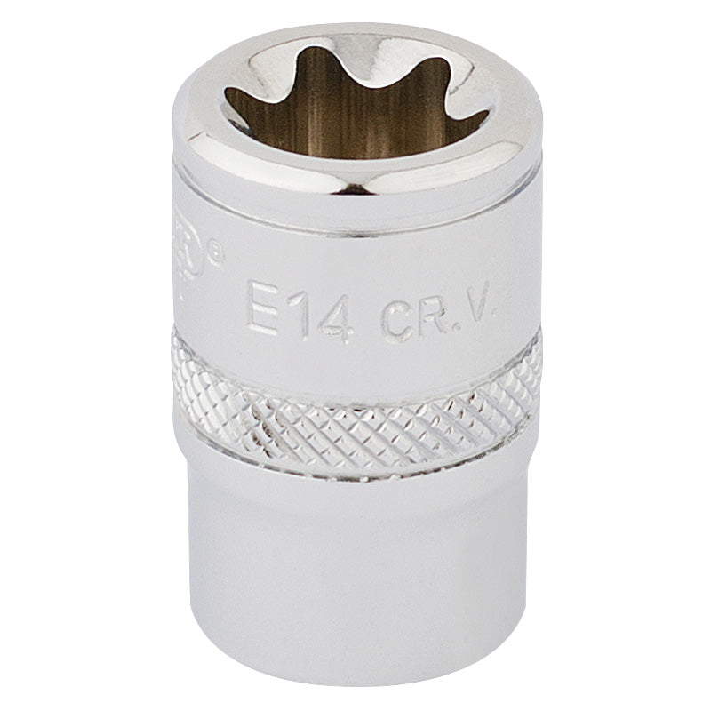 Draper TX-STAR® ; Socket, 3/8" Sq. Dr., E14 DRA-34195