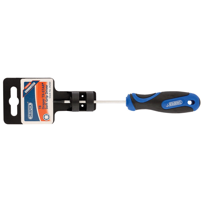 Draper TX-STAR® ; Soft Grip Screwdriver, T8 DRA-34260