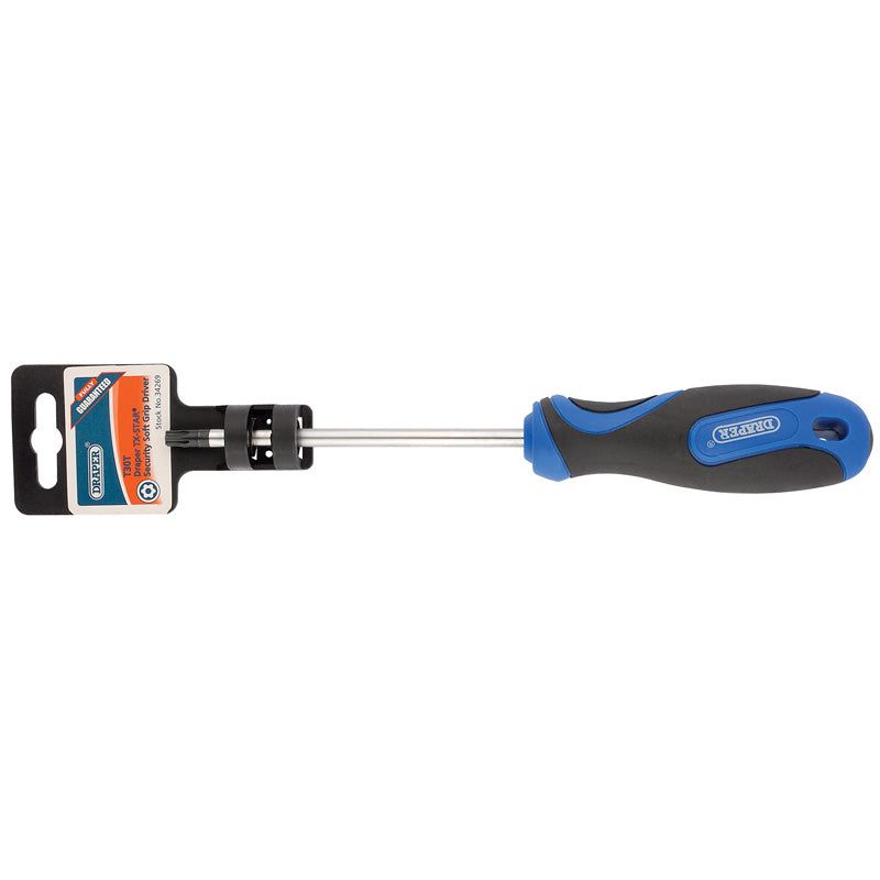 Draper TX-STAR® ; Soft Grip Security Screwdriver, T30 DRA-34269