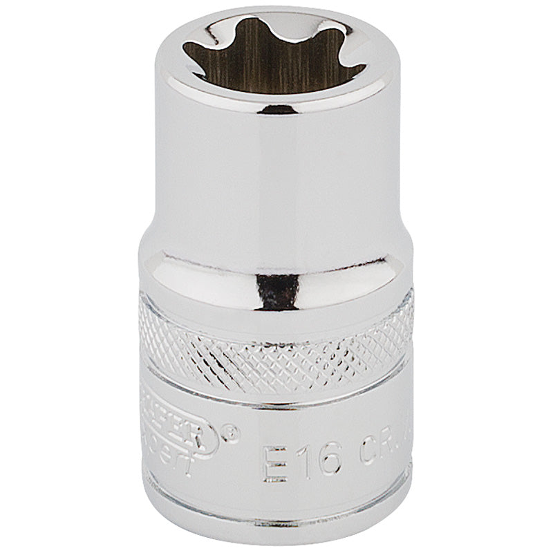 Draper TX-STAR® ; Socket, 1/2" Sq. Dr., E16 DRA-34327