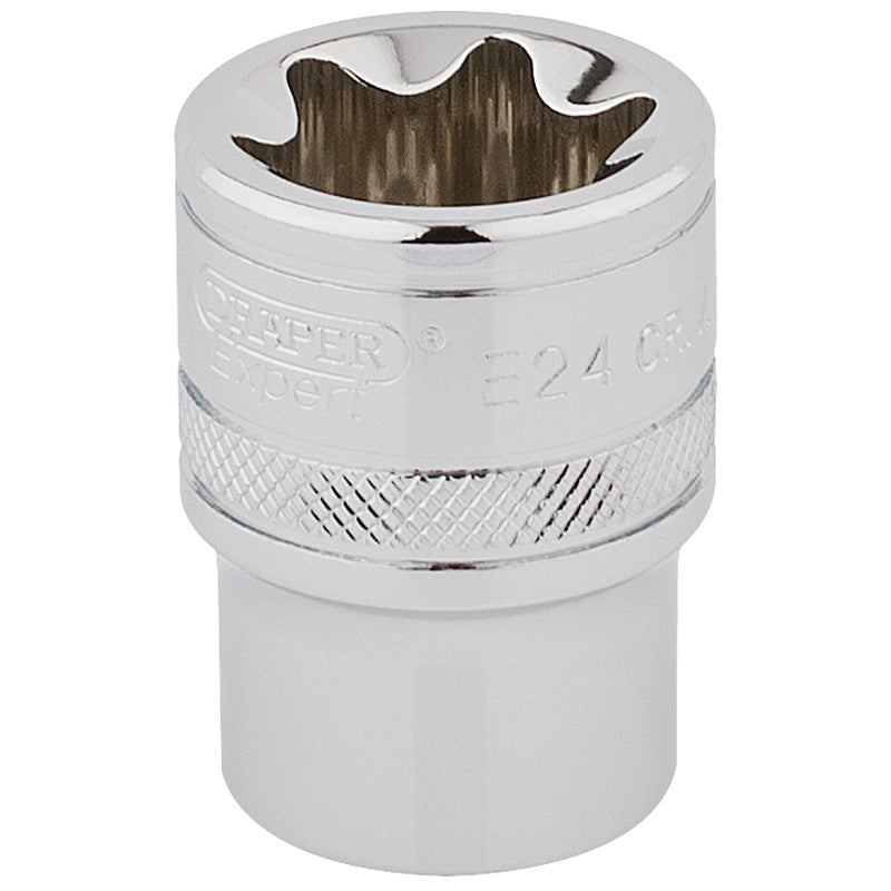 Draper TX-STAR® ; Socket, 1/2" Sq. Dr., E24 DRA-34402