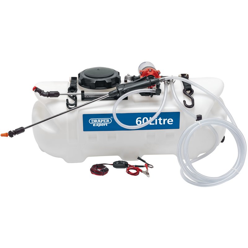 Draper 12V DC ATV Spot/ Broadcast Sprayer, 60L DRA-34676