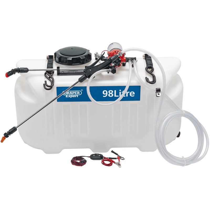 Draper 12V DC ATV Spot/ Broadcast Sprayer, 98L DRA-34677