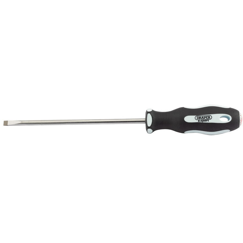 Draper Plain Slot Soft Grip Parallel Tip Screwdriver, 5.5 x 150mm DRA-34974